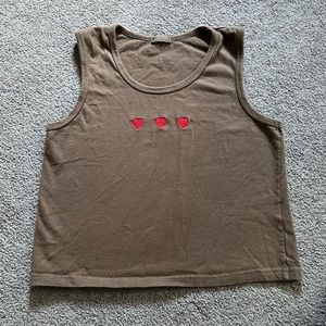 John Galt brown heart tank